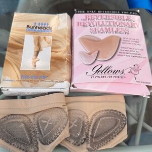 Bunheads/Revolutionary Gellows Beige Toe Pads - Reversible Comfort